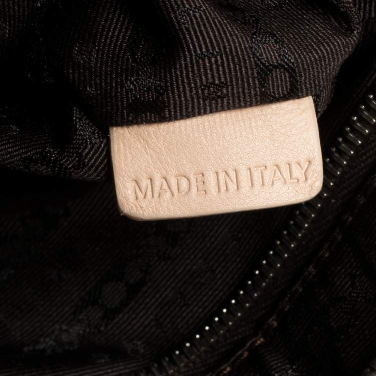 Pre Owned Celine Beige Leather Bittersweet Hobo