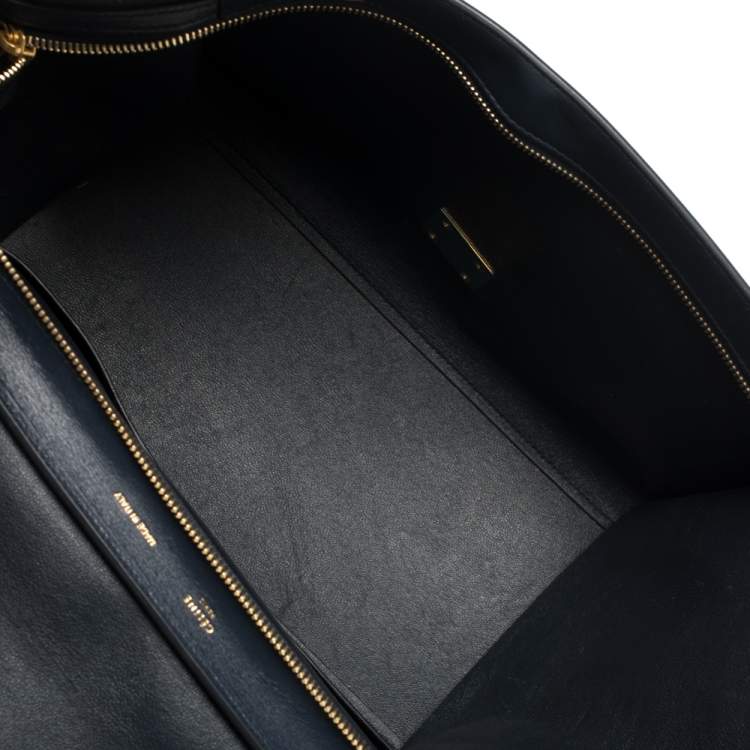 Pre Owned Celine Tricolor Python and Leather Medium Trapeze Bag