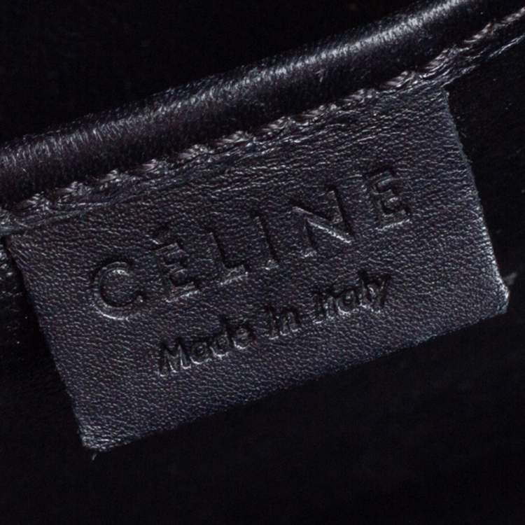 Pre Owned Céline Tri Color Leather Nano Luggage Tote