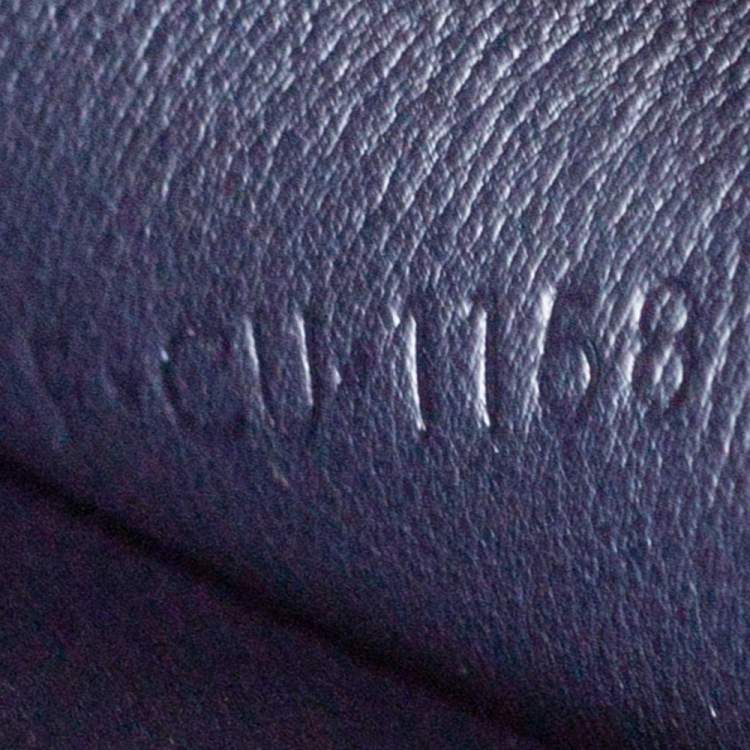 Pre Owned Celine Blue/Burgundy Leather Frame Classic Messenger Bag
