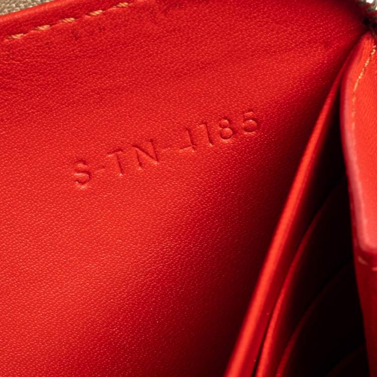 Pre Owned Celine Beige Leather Zip Around Wallet