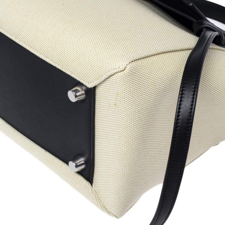 مملوكة مسبقًا Celine Apple Green/Black Leather Mini Belt Top Handle Bag