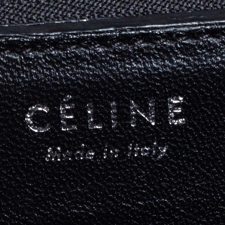 Pre Owned Celine Black Python Medium Classic Box Shoulder Bag