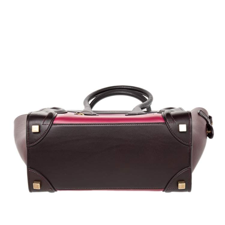 مملوكة مسبقًا Celine Multicolor Leather Nano Luggage Tote