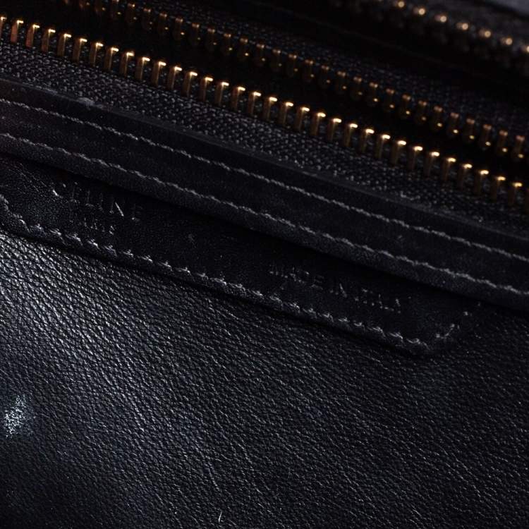 مملوكة مسبقًا Celine Tri Color Nubuck and Leather Micro Luggage Tote