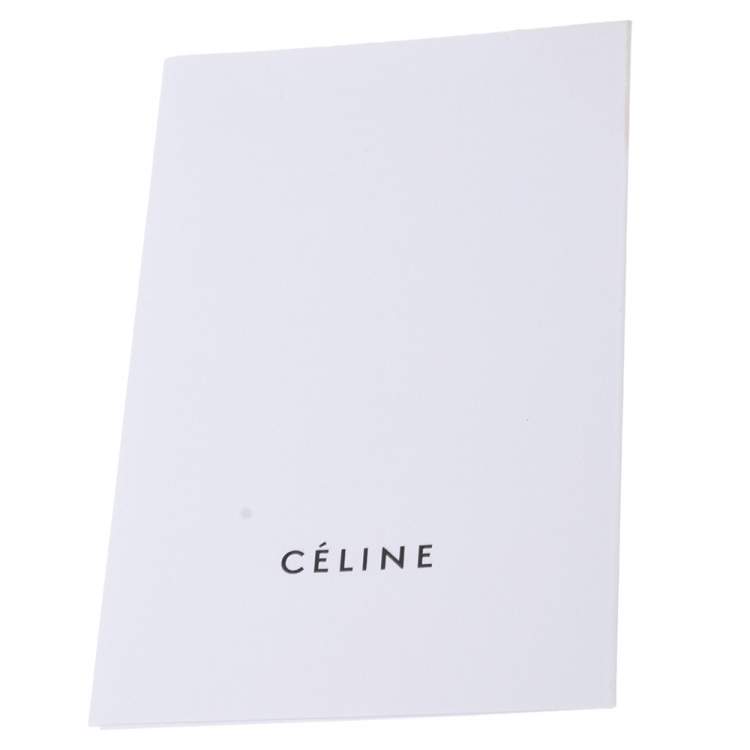 Pre Owned Celine Tri Color Leather Micro Luggage Tote