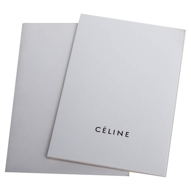 Pre Owned Celine Tri Color Leather and Suede Mini Luggage Tote