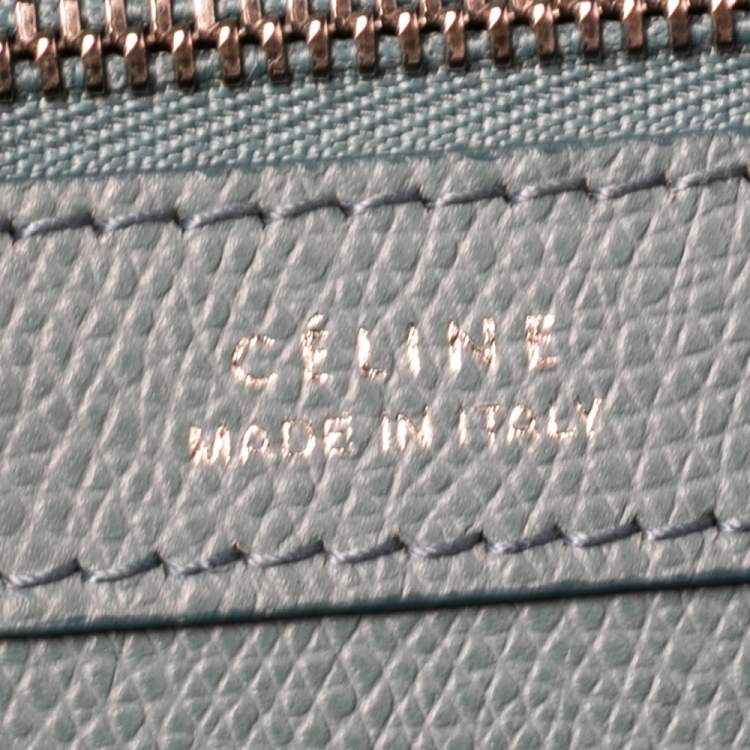 Pre Owned Celine Light Blue Leather Phantom Cabas Tote