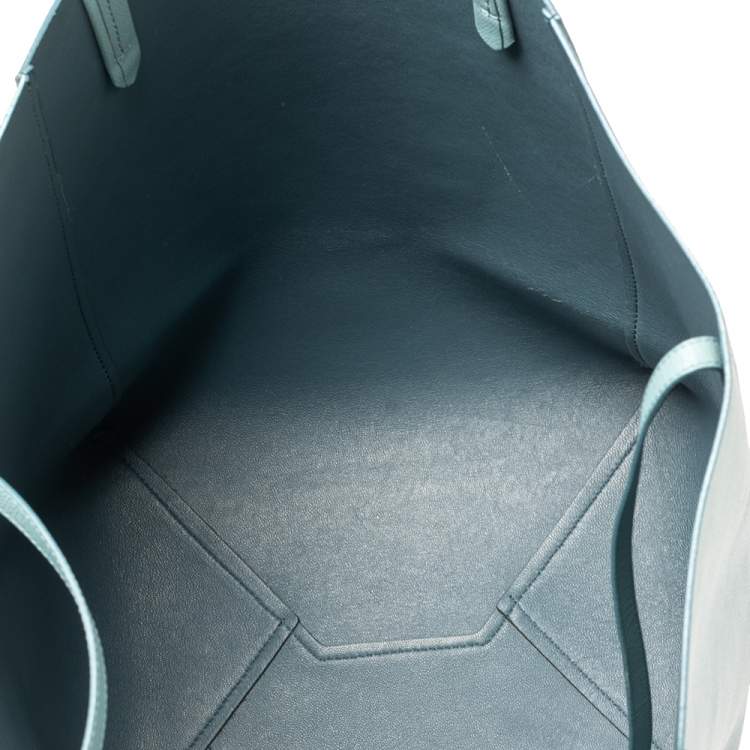 Pre Owned Celine Light Blue Leather Phantom Cabas Tote