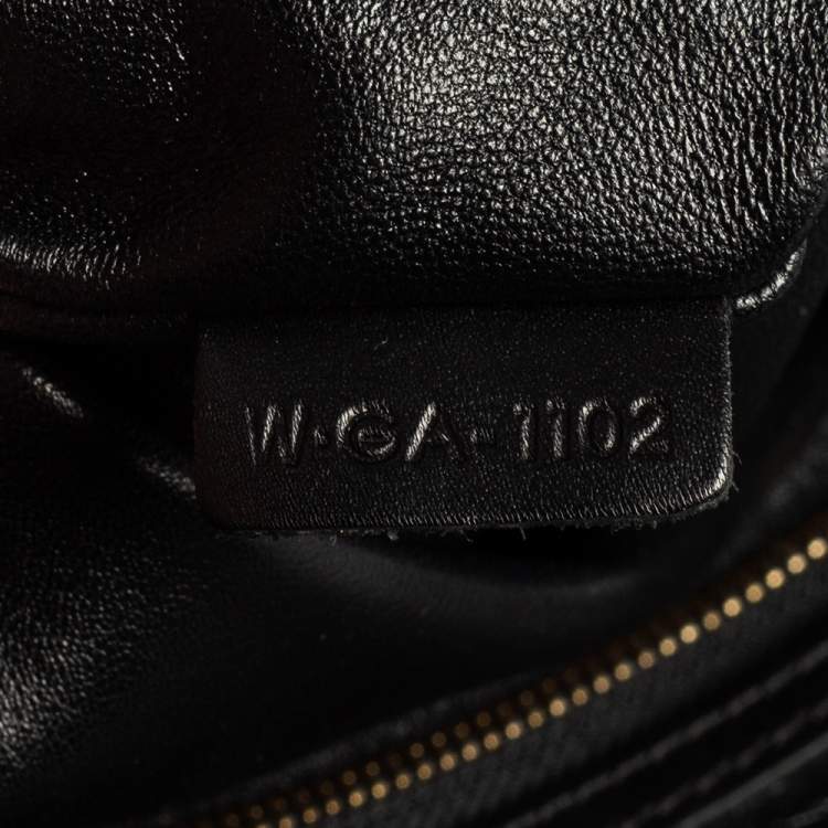 Pre Owned Celine Black Leather and Alligator Mini Luggage Tote