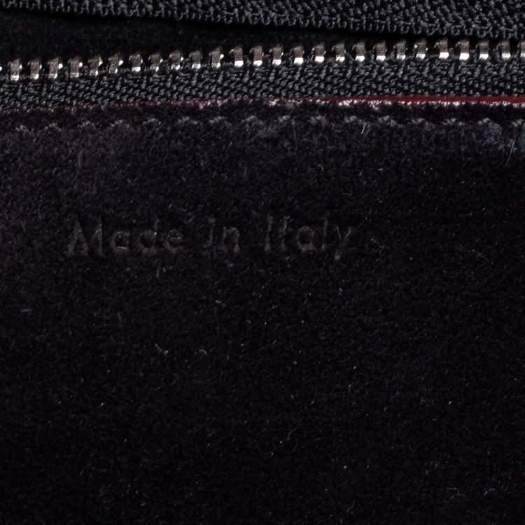 Pre Owned Celine Maroon Leather Messenger Bag