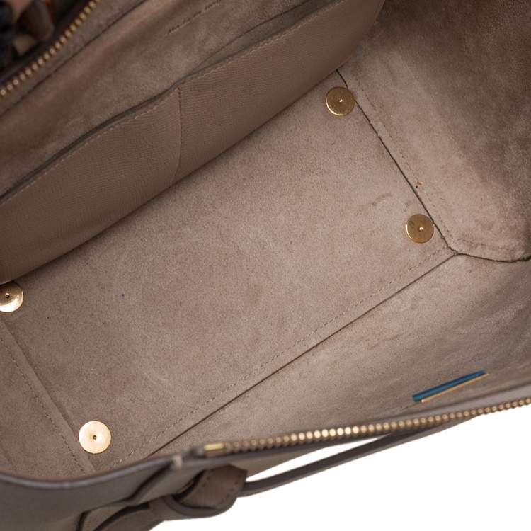 Pre Owned Celine Beige Leather Belt Bag