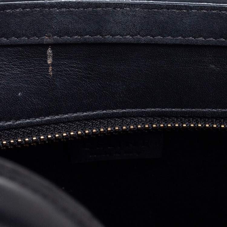 Pre Owned Céline Black Leather Nano Luggage Tote