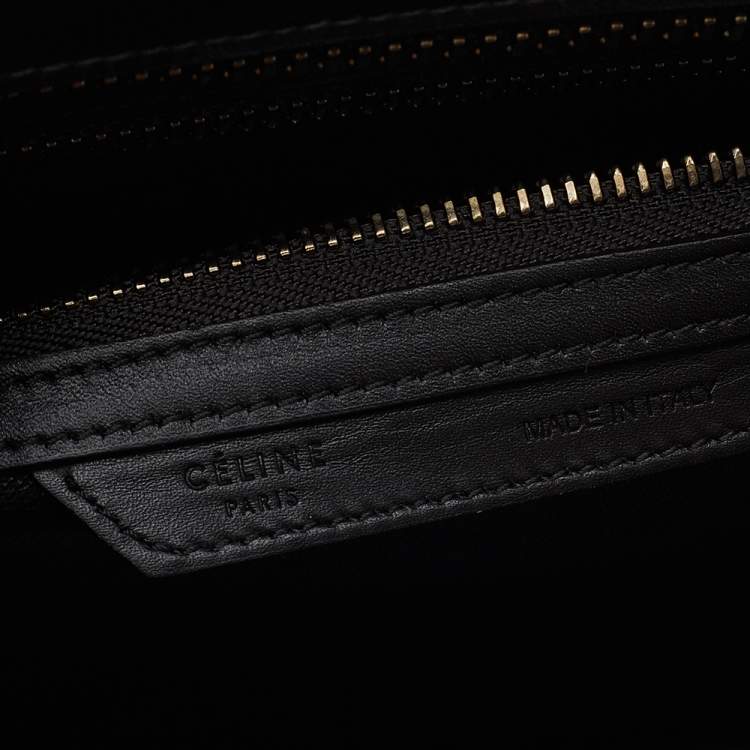 مملوكة مسبقًا Celine Tri Color Leather Micro Luggage Tote