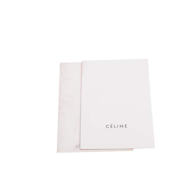 Pre Owned Céline Orange Leather Nano Luggage Tote