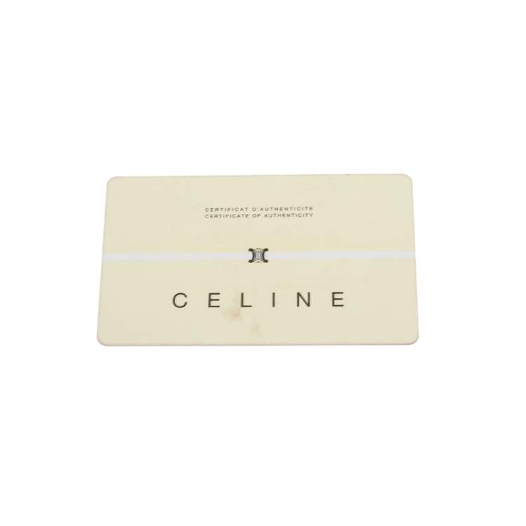 Pre Owned Celine Black Leather Medium Bittersweet Hobo