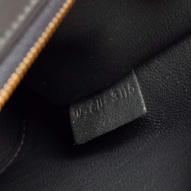 Pre Owned Celine Tri Color Leather Medium Trapeze Bag