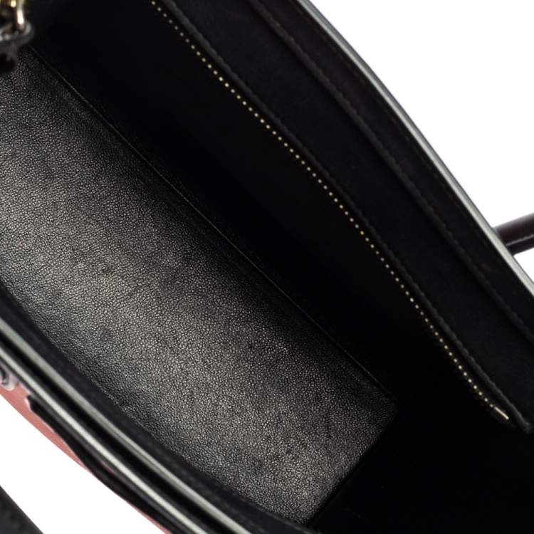 Pre Owned Céline Multicolor Leather Nano Luggage Tote