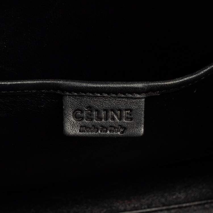 Pre Owned Céline Multicolor Leather Nano Luggage Tote