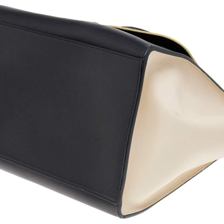 مملوكة مسبقًا Celine Tri Color Leather Medium Trapeze Bag