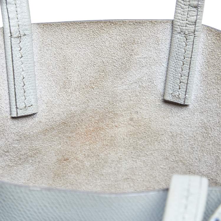 Pre Owned Celine Multicolor Grained Leather Small Vertical Cabas Tote