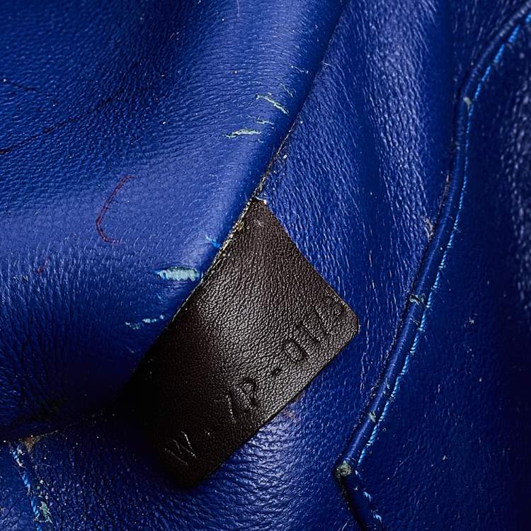 Pre Owned Céline Tri Color Leather Nano Luggage Tote