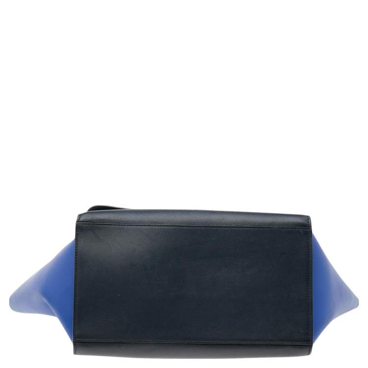 مملوكة مسبقًا Celine Tri Color Leather Medium Trapeze Top Handle Bag