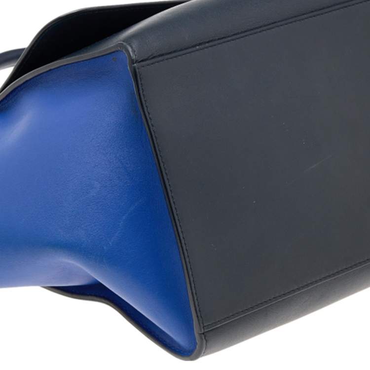 مملوكة مسبقًا Celine Tri Color Leather Medium Trapeze Top Handle Bag