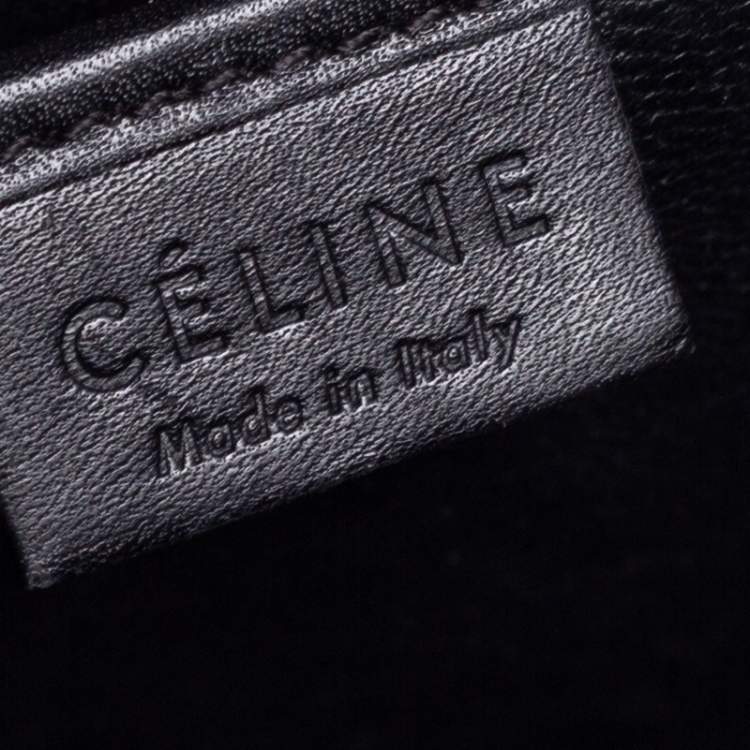Pre Owned Céline Mulicolor Leather Nano Luggage Tote