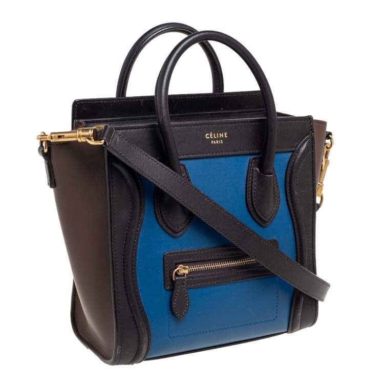 مملوكة مسبقًا Céline Multicolor Leather Nano Luggage Tote