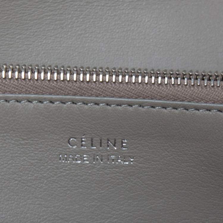 Pre Owned Celine Mustard Leather Multifunction Flap Wallet