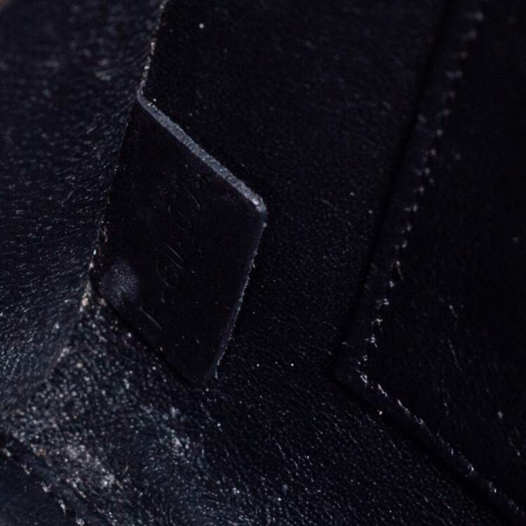Pre Owned Céline Tri Color Leather Nano Luggage Tote
