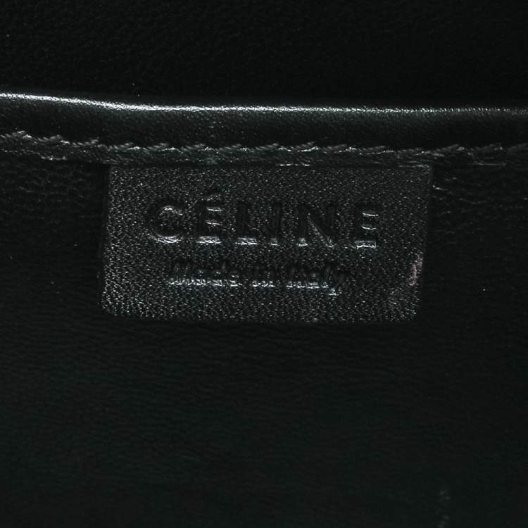 Pre Owned Céline Tri Color Leather Nano Luggage Tote