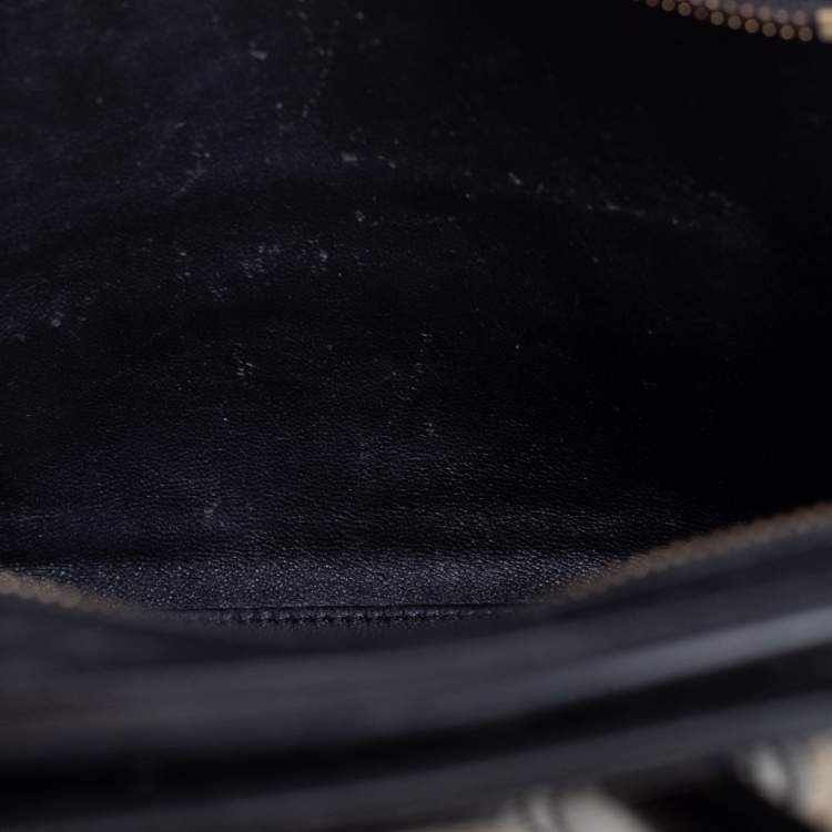 Pre Owned Céline Tri Color Leather Nano Luggage Tote