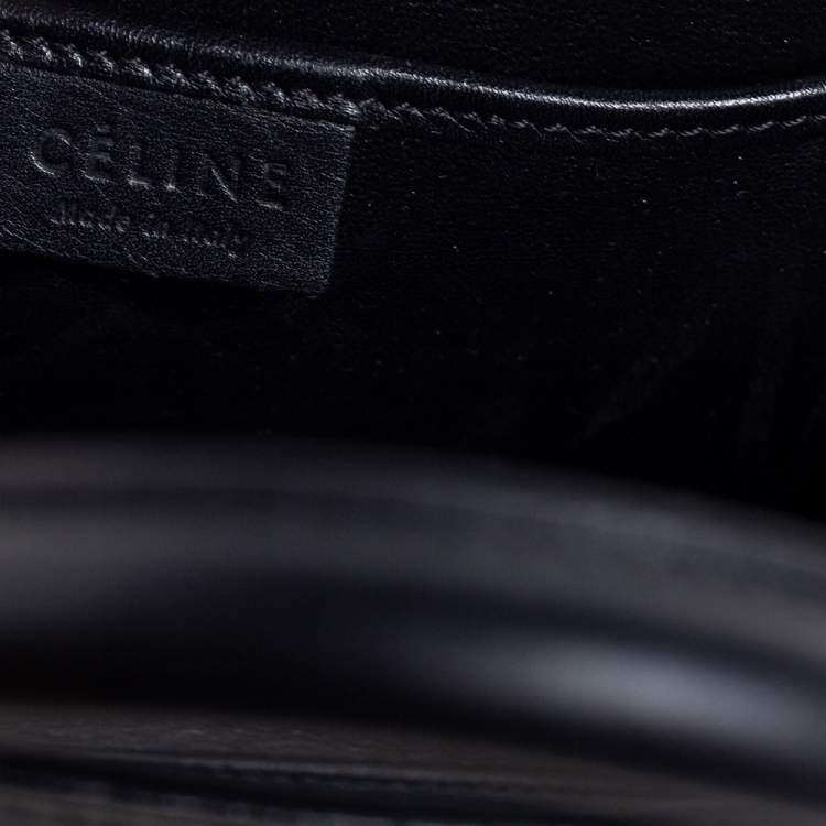 Pre Owned Céline Tri Color Leather Nano Luggage Tote