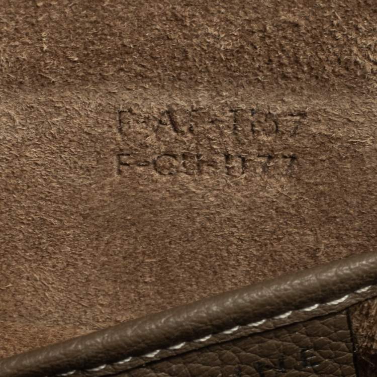 Pre Owned Celine Grey Leather Nano Luggage Tote