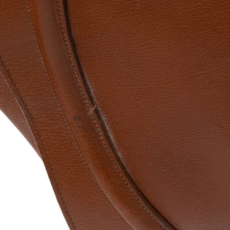 Pre Owned Celine Brown Leather Mini Luggage Tote