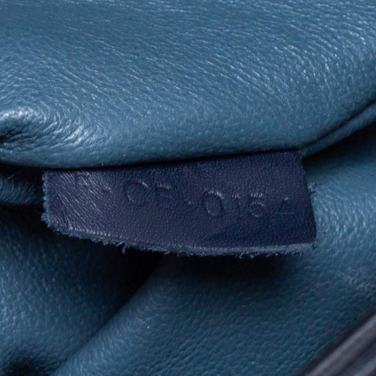 Pre Owned Celine Multicolor Leather Mini Luggage Tote