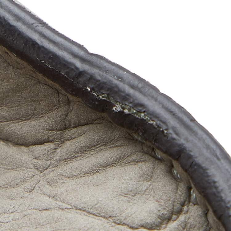 Pre Owned Celine Grey Croc Embossed Leather Medium Phantom Luggage Tote