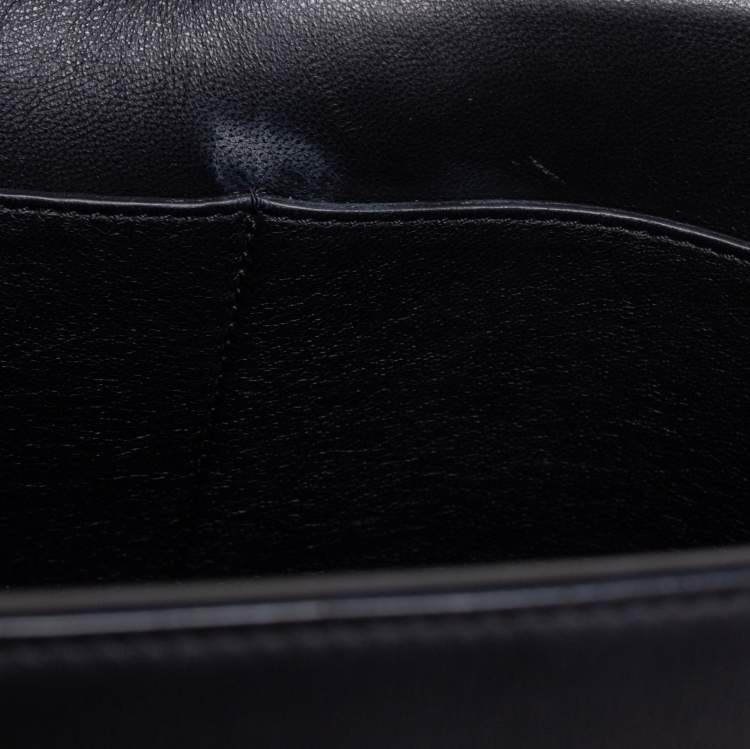 Pre Owned Celine Tri Color Leather And Pony Hair Medium Trapeze Top Handle Bag