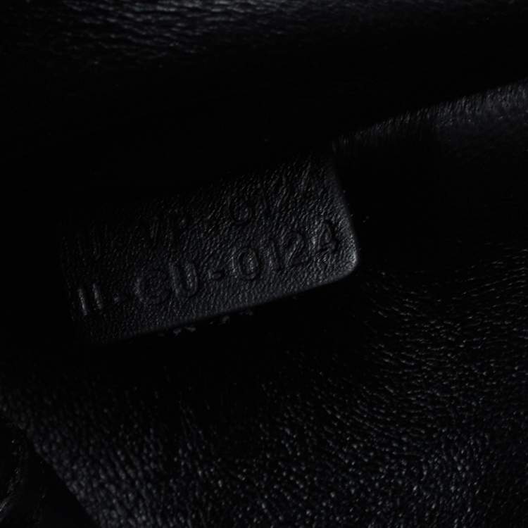 Pre Owned Celine Navy Blue/Green Leather and Suede Medium Trapeze Top Handle Bag