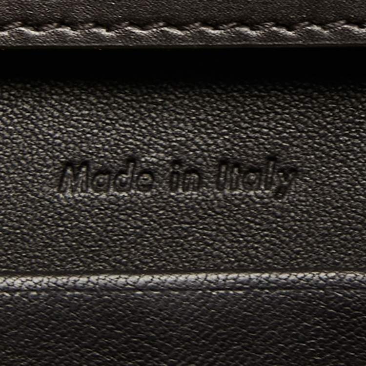 Pre Owned Celine Multicolor Leather and Snakeskin Pocket Envelope Shoulder Bag