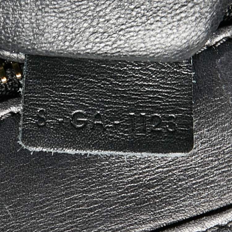 Pre Owned Celine Tri Color Leather and Suede Mini Luggage Tote
