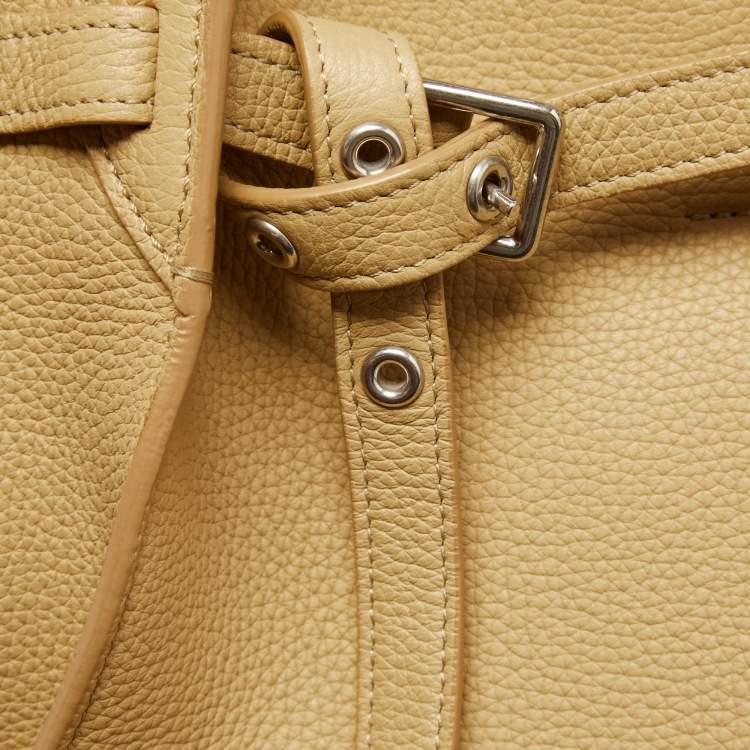 Pre Owned Celine Cream Leather Big Bag Bucket Bag