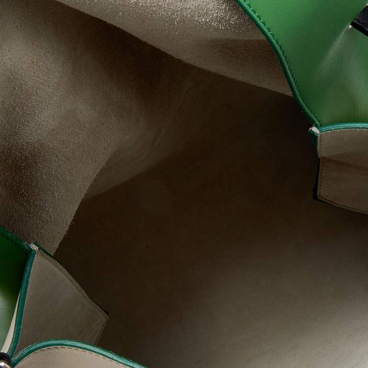 Pre Owned Celine Multicolor Leather Flap Shoulder Bag