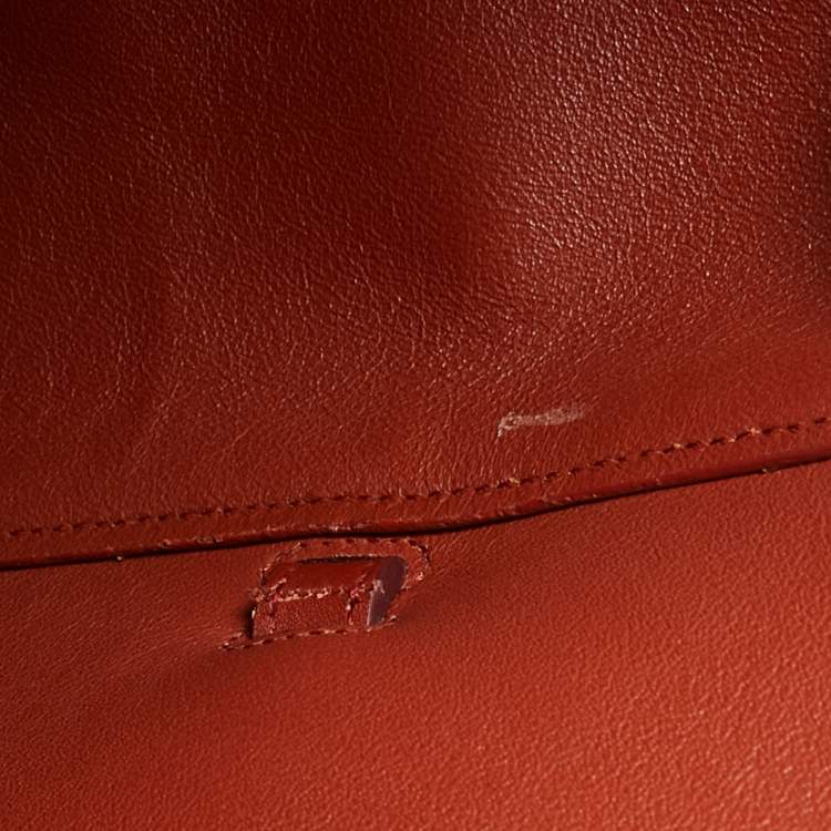 Pre Owned Celine Cinnamon Brown Leather and Python Micro Belt Bag