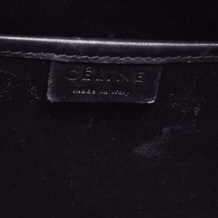 Pre Owned Céline Tri Color Leather Nano Luggage Tote
