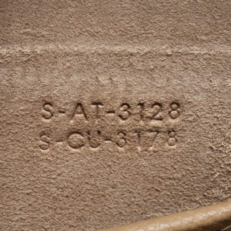 Pre Owned Céline Beige Leather Nano Luggage Tote