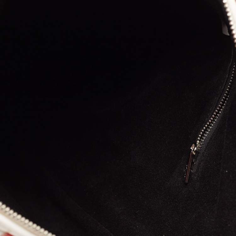 Pre Owned Celine Tricolour Checkered Leather Berlingot Clutch