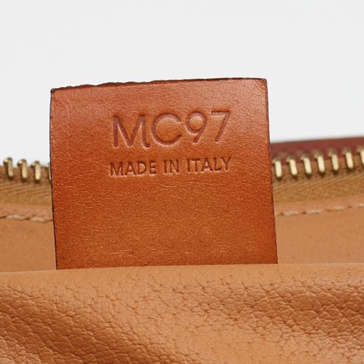 Pre Owned Celine Brown Macadam Canvas And Leather Vintage Satchel